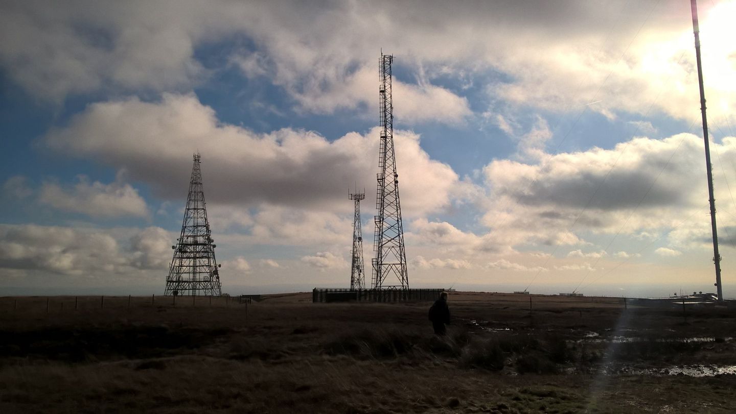 Radio transmitters on Winter Hill, Lancashire